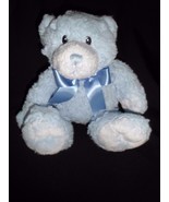 12&quot; First Impressions Plush Blue Teddy Bear Lovey Toy Stuffed Animal - $10.73