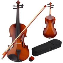 4/4 Acoustic Violin Set For Kids Children Students High Quality - £73.06 GBP