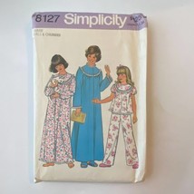 Simplicity 8127 Sewing Pattern Size Large Girls and Chubbies Pajama 1977... - $7.87