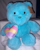 Animal Adventure Blue Teddy Bear Plush 12&quot; New - $17.88