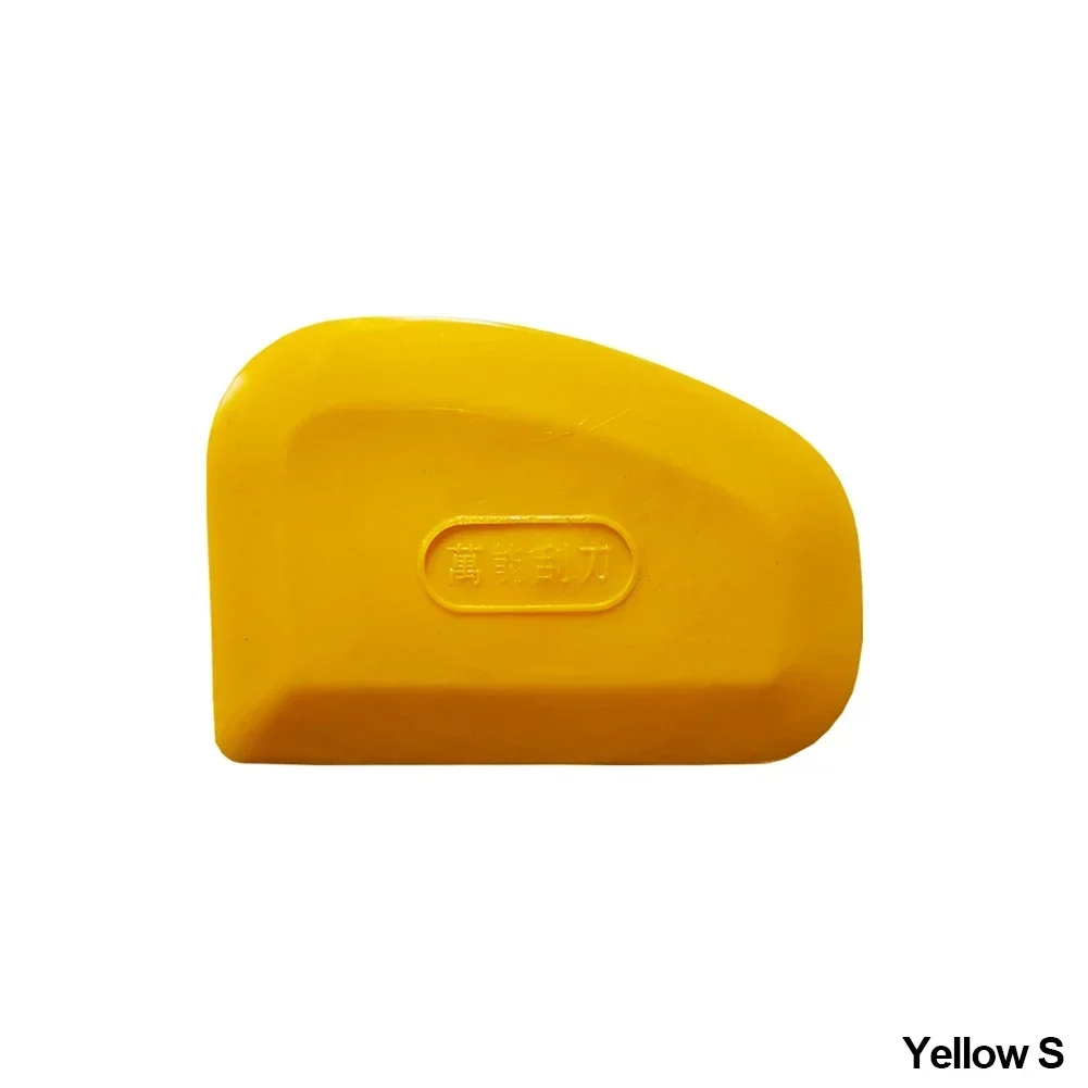 Rubber Scraper Pottery Tools Art Cutter Multi Spec DIY Sculpture Yellow S - $4.54