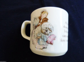 Wedgwood England porcelain Beatrix Potter story MRS TIGGY WINKLE cup mug - £23.35 GBP