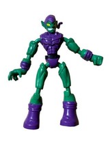 Hasbro Marvel Bend and Flex Spiderman Green Goblin 6&quot; Action Figure Loose - £7.07 GBP