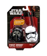 OFFICIAL Disney Star Wars Force Awakens Kylo Ren+Stormtrooper Walkie Tal... - £7.42 GBP