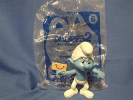 McDonalds Happy Meal NIB The Smurfs 2 Grouchy Toy - £3.98 GBP
