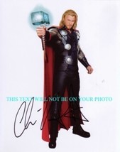 Chris Hemsworth Signed Autographed 8x10 Rp Photo Thor The Avengers - £13.66 GBP