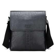 JEEP BULUO Casual Men Shoulder Bag Crossbody Bags High Quality Male Bag PU Leath - £26.20 GBP