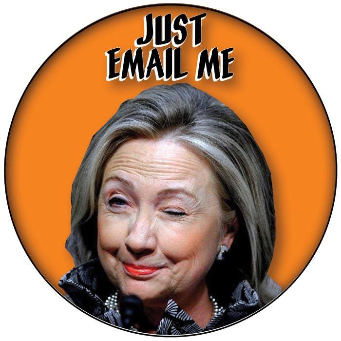HILLARY CLINTON &quot;Just Email Me&quot;  Funny HALLOWEEN Costume Prop - $7.99