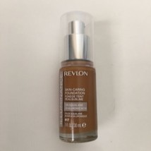 Revlon Illuminance Skin Caring Liquid Foundation Shade 417 Warm Caramel 1 Fl Oz - £7.61 GBP