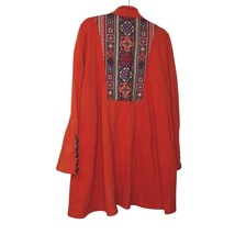 Soft Surroundings Nuance Button Mandala Detail Jacket Size 2X - $34.64