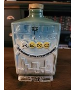  Jim Beam Decanter Reno Nevada collectible Liquor bottle 1968 Vintage Empty  - $23.77