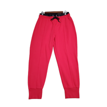 Victoria&#39;s Secret Red Large Sweatpants Joggers Lounge Pants Pink Spellout - $28.92