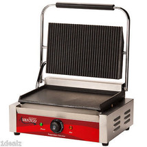 Avantco P75SG Grooved Top Commercial Panini Sandwich Grill with Rebate $10 - £585.64 GBP