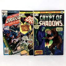 Vintage Crypt of Shadows 10 VF and Tomb of Dracula 14 VG, 56 - 1970s Comics - £28.63 GBP