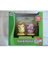 Owl&amp;Parrot-Figure Set with Board Book-Learning Friends-Leap Frog-2014,It... - £10.22 GBP