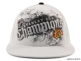 CHICAGO BLACKHAWKS 2010 HOCKEY CUP CHAMPIONS HAT CAP REEBOK  NEW  - £14.54 GBP