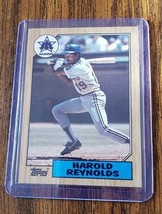 1987 Topps #91 Harold Reynolds Seattle Mariners Baseball Card - Very Good - £0.77 GBP