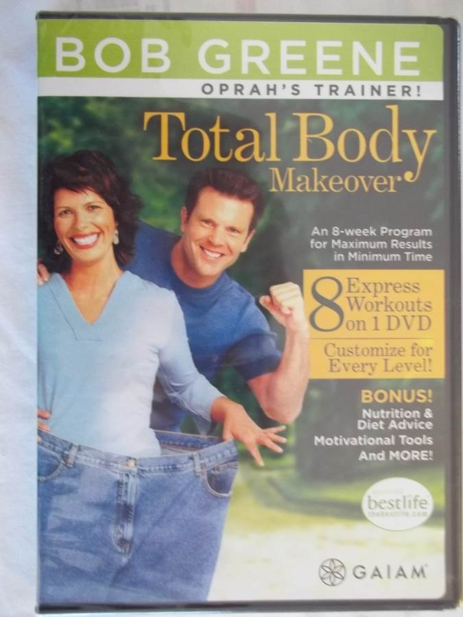 Bob Greene - Total Body Makeover-8 Express Workuts on 1 DVD-DVD,2009-Brand New - $8.99