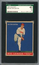 1933 Goudey Milton Gaston #65 SGC 3 P1361 - $74.25