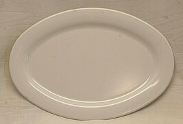 Prolon Ware Oval Serving Platter Tray Outdoor Camping White Vintage U.S.... - $19.79