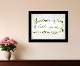 Hello Spring Black Framed Print Wall Art - $137.49