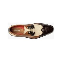 Stacy Adams Gallinari Wingtip Lace Up Leather Shoes Brown Multi 25660-249 image 5