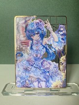 Goddess Story Anime GenShin Impact High Quality Hollow Out Metal Card 1 - £13.58 GBP