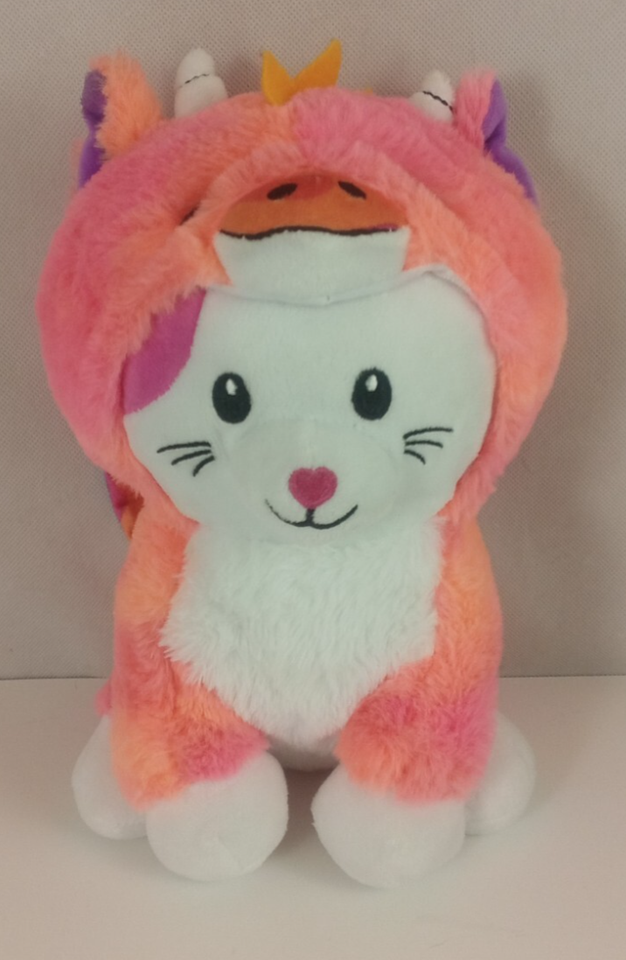 Peek-A-Boo Toys Kitty Cat Dragon Stuffed Plush 10&quot; - $13.85