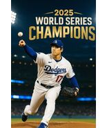 2025 World Series Champs Poster On Metal Sign 12x8in /Limited Dodgers Ff T - $691.03 MXN