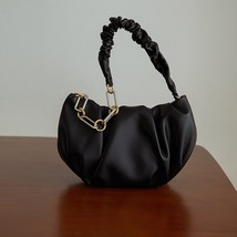 2022 Women&#39;s Leather Handbag Ladies Half Moon Fold Shoulder Crossbody Tote Bags  - £94.31 GBP