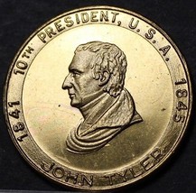 John Tyler 10th President Bronze Medallion~Accidential President~Annexed... - £5.42 GBP