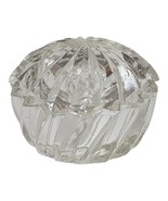 Vintage Lead Crystal 4&quot; Hand Cut Paperweight mid-Century Modern Home Decor - £18.41 GBP