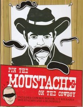 Pin The Moustache On The Cowboy Game - $12.74