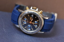 Automatic Swiss Sector Golden Eagle Sapphire Crystal  Valjoux 7750 Chron... - $449.00