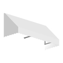 Awntech EF1836-US-4W 4.38 ft. San Francisco Window &amp; Entry Awning, Off White - £466.13 GBP