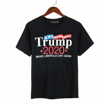 T Shirt Homme 2018 New Cotton O-Neck Short-Sleeve Shirts Pro Trump 2020 T-Shirt - £24.64 GBP
