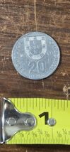 Portuguese 20 Escudos Coin 1999 - $4.72