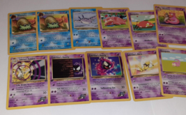 Pokemon Cards Vtg Lot x11 1999-2001 Slobro Slowpoke Mantine Omanyte Sabrina&#39;s ++ - £6.20 GBP