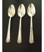 3 OVAL BOWL SOUP SPOONS ROGERS &amp; BRO XII SILVERPLATE 1928 MAJESTIC PATTE... - £8.24 GBP