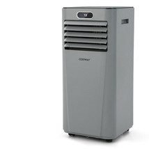 8000BTU 3-in-1 Portable Air Conditioner with Remote Control-Gray - Color... - $317.66