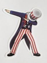 Dabbing Uncle Sam American Theme Sticker Decal Patriotic Embellishment Awesome - £2.29 GBP