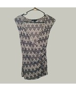 Express Womens Shirt Medium Wrap Waist Sleeveless Gray - £11.53 GBP