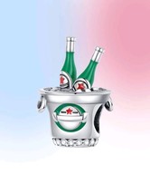 Heineken bottle simil pandora charms,beer charm for pandora,beer lovers charms p - £19.54 GBP