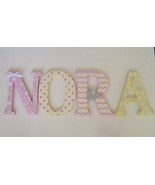 Custom Wood Letters-ANY NAME-We can co-ordinate with your décor - £9.77 GBP