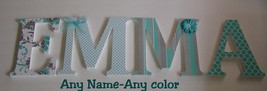 Wood Letters-Nursery Decor- ANY NAME- Custom made to your order or decor - £9.82 GBP