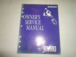 1992 Suzuki RM80 Owners Service Manual MINOR WATER DAMAGE FACTORY OEM - $24.44