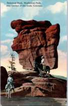 Balanced Rock Mushroom Park near Garden of the Gods Colorado Postcard - £16.71 GBP