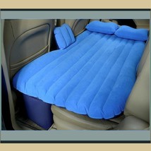 Blue Inflatable Backseat AirBed Mattress Fits Cars SUV &amp; Trucks w/ Air Pump  - £109.45 GBP