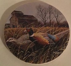 Conimar  Absorbent Stoneware Coasters PHEASANT Set of 4 - NEW - Made In USA - $12.78