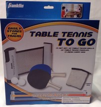 Franklin Sports Table Tennis To Go - NEW - Play Ping Pong Anytime Anywhere! - £11.94 GBP